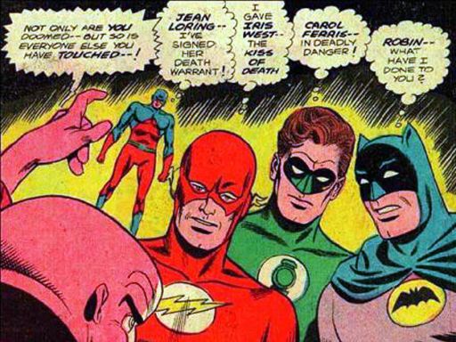 Batman, Flash, Green Lantern and Atom