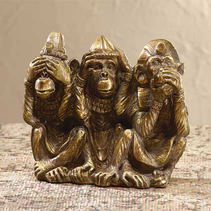 Three Monkeys, image from some online catalog