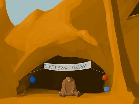 Sad Bear\'s Birthday Party